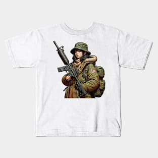 Tactical Girl Kids T-Shirt